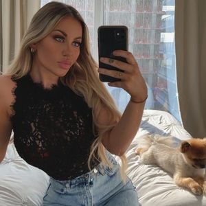 Zara Trafaluc Lace Top